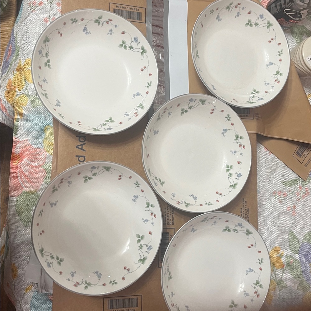 Royal Doulton Strawberry Fayre 7” bowl (5)
